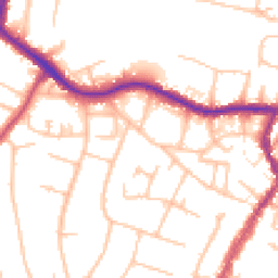 Daytime road noise heatmap for BR6 0DL