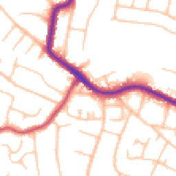 Daytime road noise heatmap for BR6 0DR