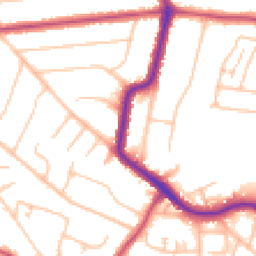 Daytime road noise heatmap for BR6 0DT