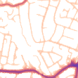 Daytime road noise heatmap for BR6 0EA