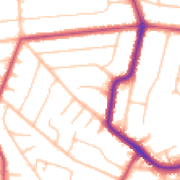 Daytime road noise heatmap for BR6 0ED