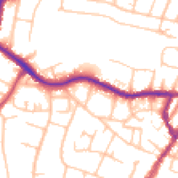 Daytime road noise heatmap for BR6 0EE