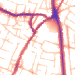 Daytime road noise heatmap for BR6 0HJ