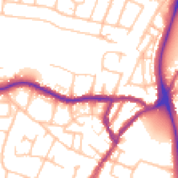 Daytime road noise heatmap for BR6 0HP