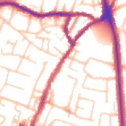 Daytime road noise heatmap for BR6 0LG