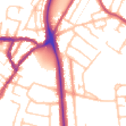 Daytime road noise heatmap for BR6 0PW