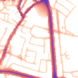 Daytime road noise heatmap for BR6 0QB