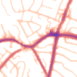 Daytime road noise heatmap for BR6 0SJ