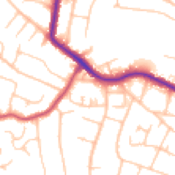 Daytime road noise heatmap for BR6 0TX