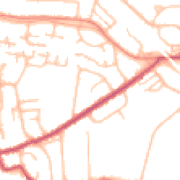 Daytime road noise heatmap for BR6 6ED