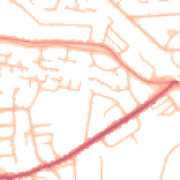 Daytime road noise heatmap for BR6 6EH