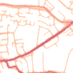 Daytime road noise heatmap for BR6 6EJ