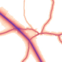 Daytime road noise heatmap for BR6 6EP