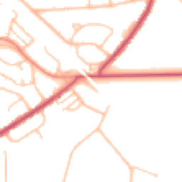 Daytime road noise heatmap for BR6 6EU
