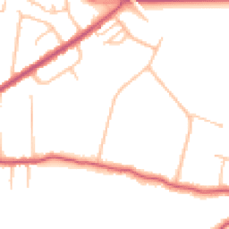 Daytime road noise heatmap for BR6 6HW