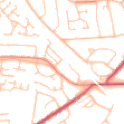 Daytime road noise heatmap for BR6 6JG