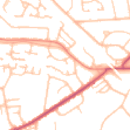 Daytime road noise heatmap for BR6 6JL