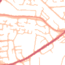 Daytime road noise heatmap for BR6 6LR