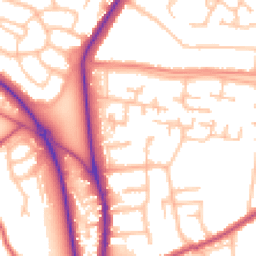 Daytime road noise heatmap for BR6 6LU