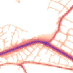 Daytime road noise heatmap for BR6 7DJ