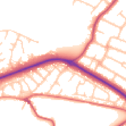 Daytime road noise heatmap for BR6 7DX