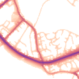 Daytime road noise heatmap for BR6 7FG