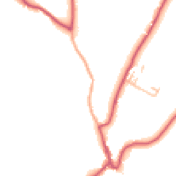 Daytime road noise heatmap for BR6 7JQ