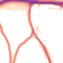 Daytime road noise heatmap for BR6 7PG