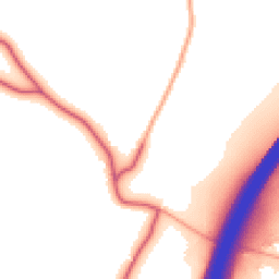 Daytime road noise heatmap for BR6 7QE