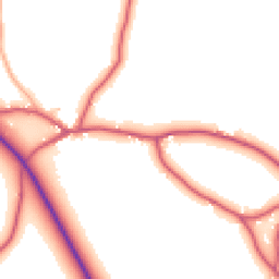 Daytime road noise heatmap for BR6 7RN