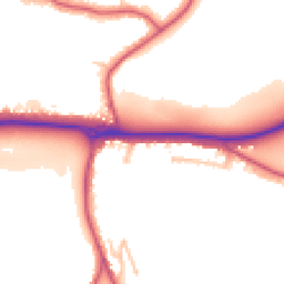 Daytime road noise heatmap for BR6 7SG