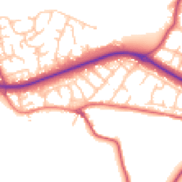 Daytime road noise heatmap for BR6 7TF