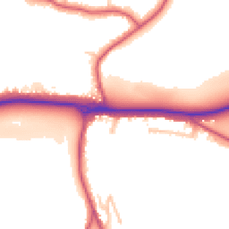 Daytime road noise heatmap for BR6 7UY