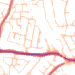 Daytime road noise heatmap for BR6 8BU