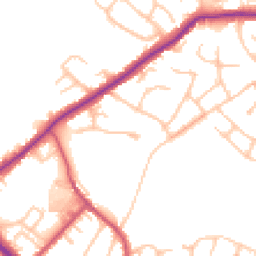 Daytime road noise heatmap for BR6 8HE