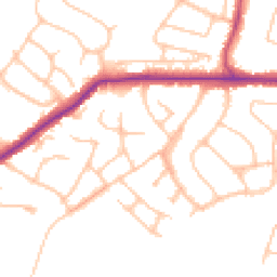 Daytime road noise heatmap for BR6 8HT