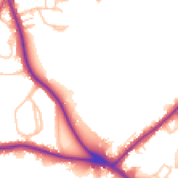 Daytime road noise heatmap for BR6 8LJ