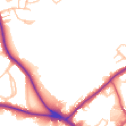 Daytime road noise heatmap for BR6 8LL