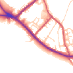 Daytime road noise heatmap for BR6 8NB