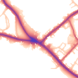 Daytime road noise heatmap for BR6 8PS