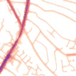 Daytime road noise heatmap for BR6 9HL