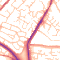 Daytime road noise heatmap for BR6 9LD
