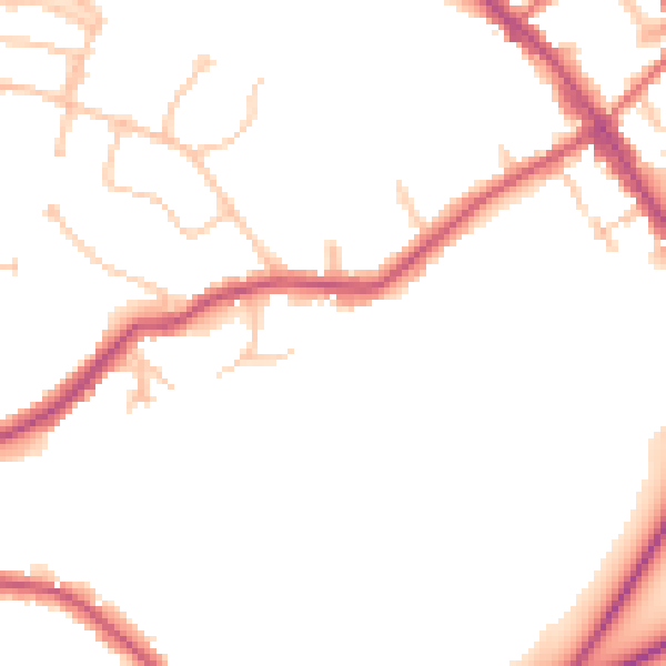 Daytime road noise heatmap for BR7 5BS