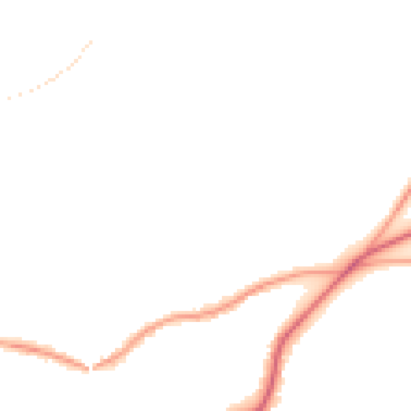 Night-time road noise heatmap for BR7 5HS
