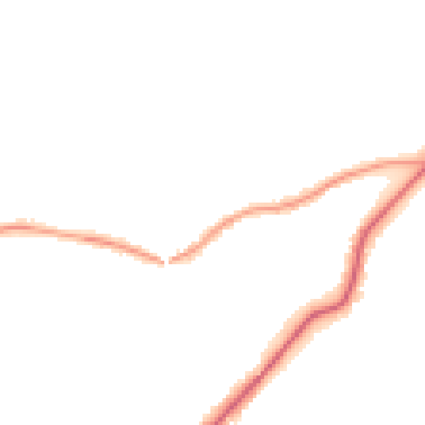 Night-time road noise heatmap for BR7 5NW