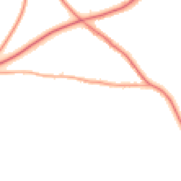 Night-time road noise heatmap for BR7 5PU