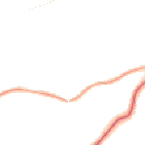 Night-time road noise heatmap for BR7 5RA