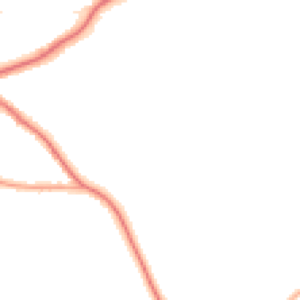 Night-time road noise heatmap for BR7 6SA