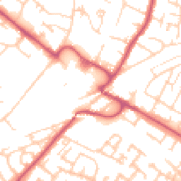 Daytime road noise heatmap for BR8 7AB