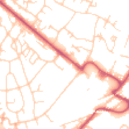 Daytime road noise heatmap for BR8 7AD